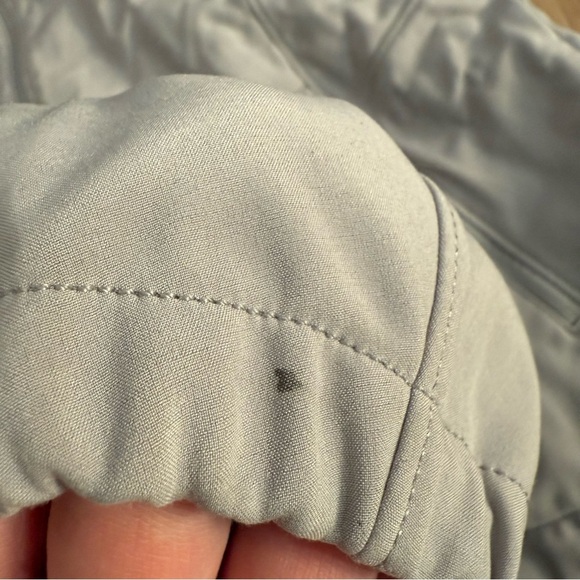 Patagonia Gray Full Zip Adze Softshell Polartech Hiking Jacket L Gordon College - Picture 7 of 7